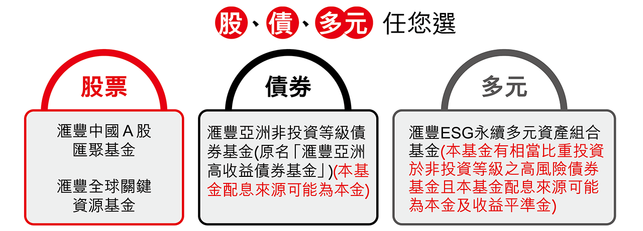 境內基金 / 配息N級別、不配息N級別 ，先享受  後付費，股、債、多元  任您選