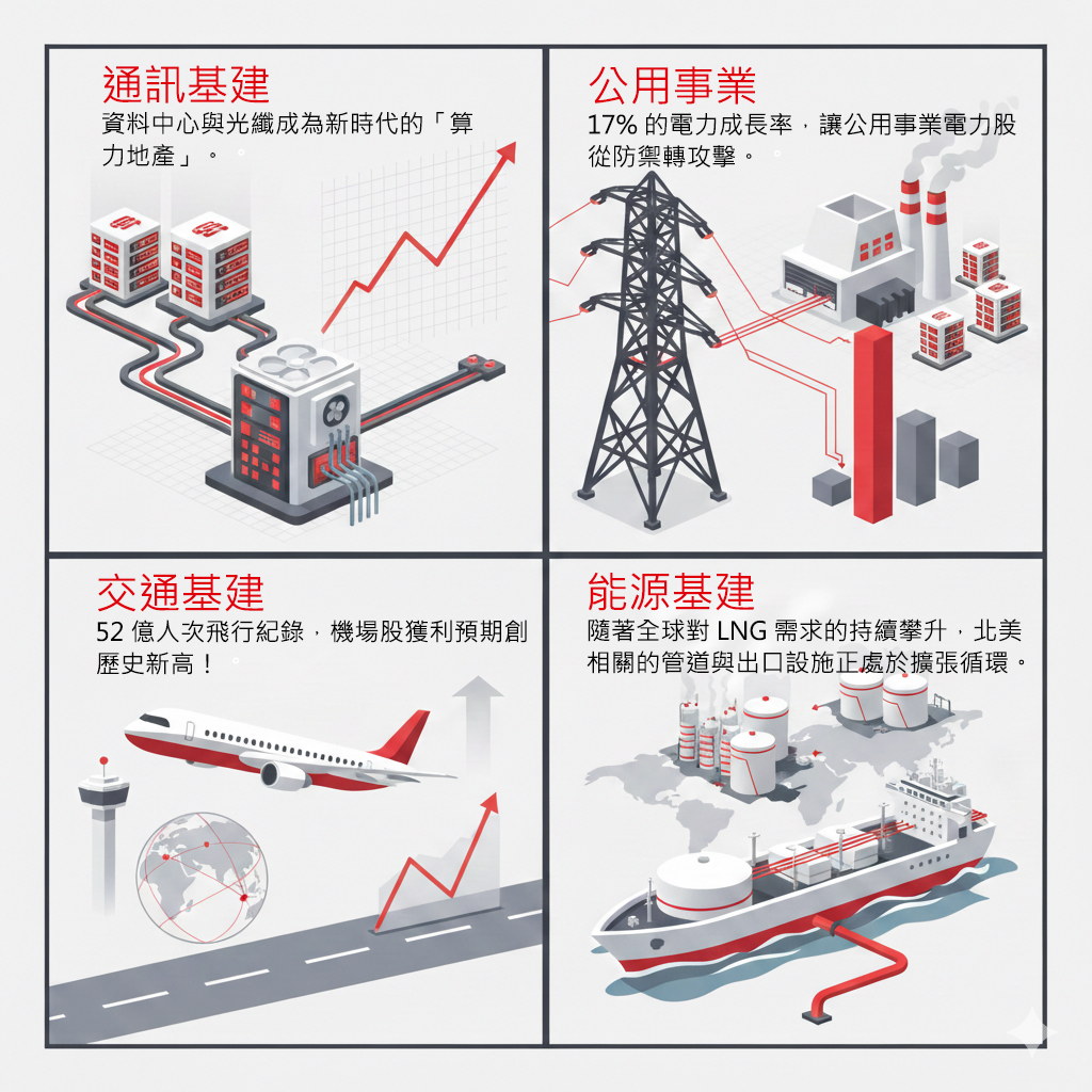 滙豐全球基礎建設收益基金  (本基金配息來源可能為本金及收益平準金) 四大主題投資  卡位「百兆美元」基建商機